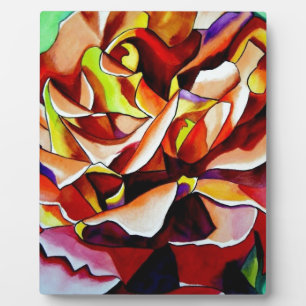 Rainbow Sunset Rosen Aquarell Originale Kunst Fotoplatte
