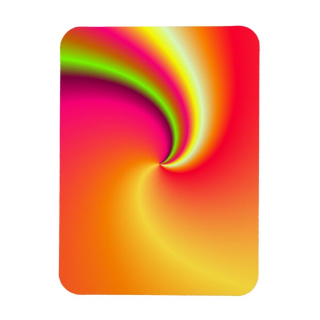 Rainbow Swirbeluntergrund Magnet (Vertikal)
