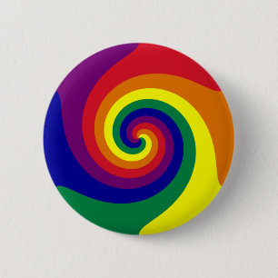 Rainbow Swirl Button