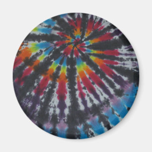 Rainbow Swirl Gefärbte Krawatte Magnet