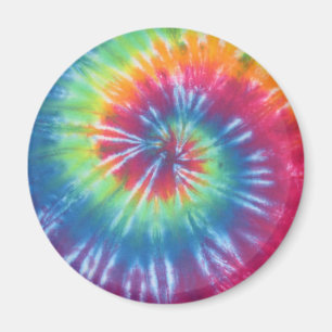 Rainbow Swirl Gefärbte Krawatte Magnet