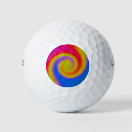 Rainbow Swirl Golfball