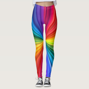 Rainbow-Swirl Leggings