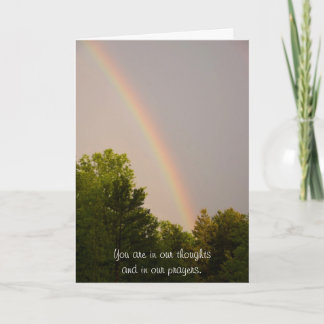 Rainbow Sympathy Card Karte
