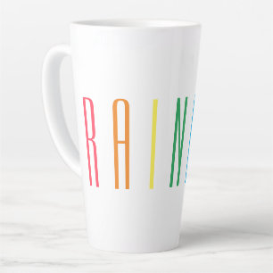 RAINBOW Tall Latte Tasse