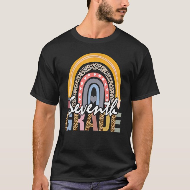 Rainbow-Teacher-Team 7. Platz Leopa T-Shirt (Vorderseite)