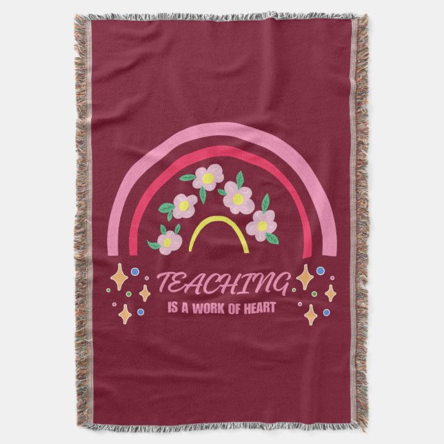 Rainbow Teaching ist ein Werk des Herzens Decke (Vorderseite Vertikal)