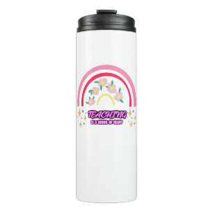Rainbow Teaching ist ein Werk des Herzens Thermosbecher