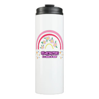 Rainbow Teaching ist ein Werk des Herzens Thermosbecher