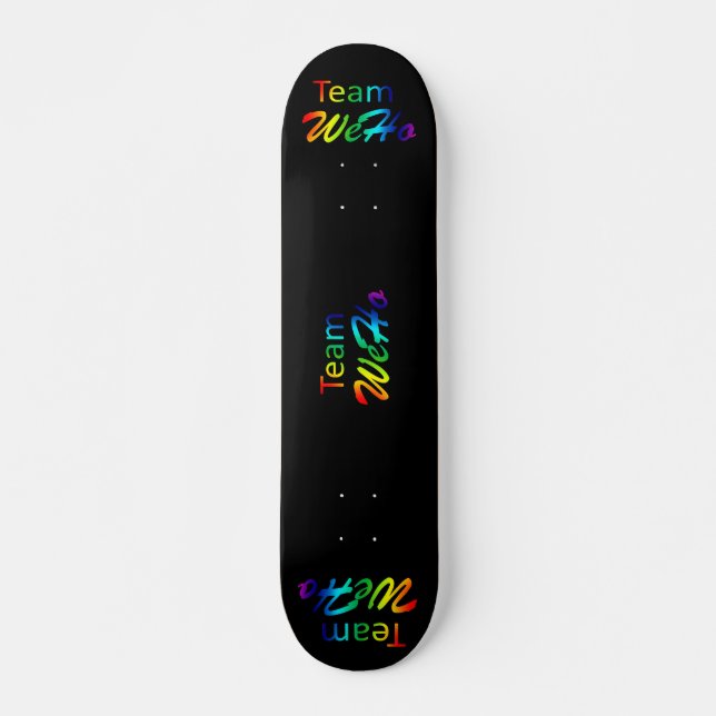 Rainbow Team WeHo Skateboard (Vorne)
