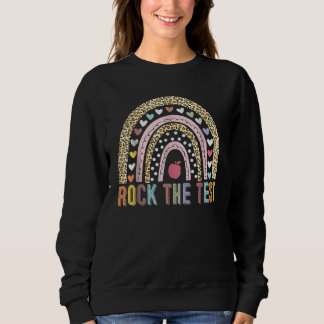 Rainbow-Testtag des Testlehrers Sweatshirt