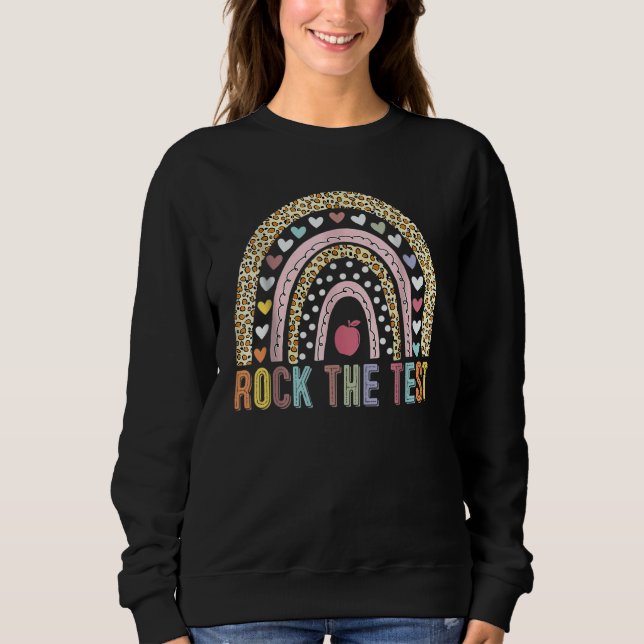 Rainbow-Testtag des Testlehrers Sweatshirt (Vorderseite)