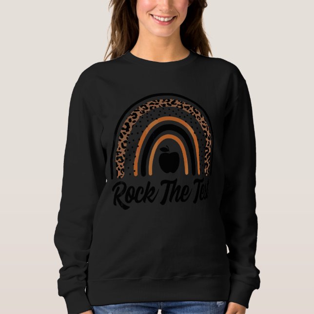 Rainbow-Testtag-Lehrer Sweatshirt (Vorderseite)