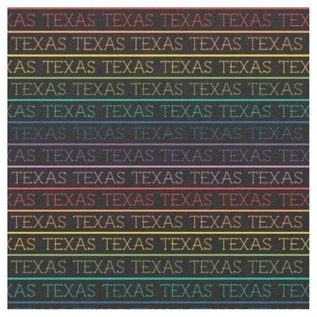 Rainbow Texas, Texas, Texas, Black Stoff (Nahaufnahme)