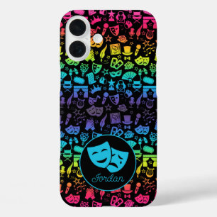 Rainbow Theater Lover iPhone 16 Plus Fall Hülle