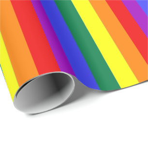 Rainbow Themed Gay Pride Colorful Geschenkpapier