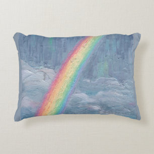 Rainbow Throw Kissen