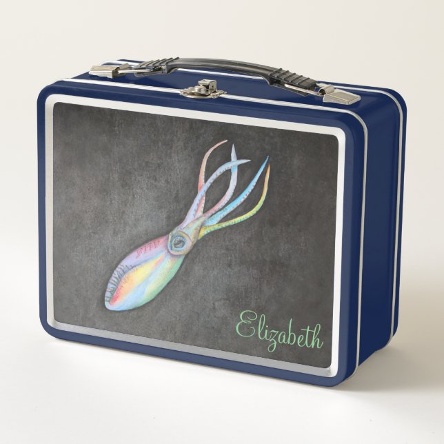 Rainbow Tintenfisch Lunch Box (Vorderseite)