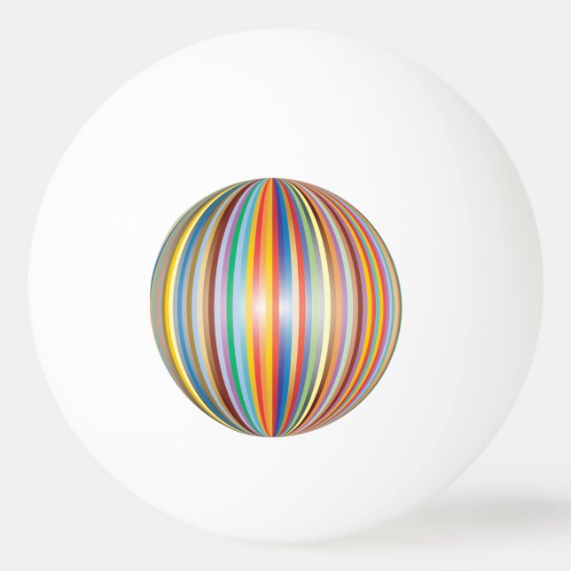 Rainbow Tischtennisball (Vorderseite)