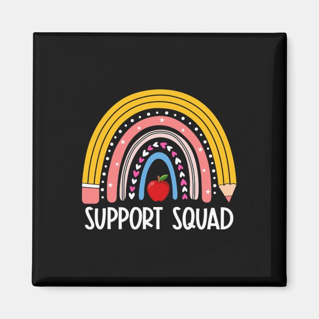 Rainbow to School Support Teacher Team Magnet (Vorne)