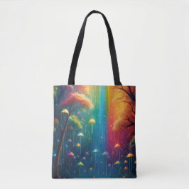 Rainbow Tote Bag Fantasy Design Tasche