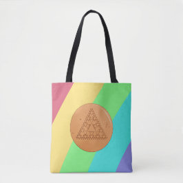 Rainbow Tote Bag Game Dalgona Mehrfach-Dreieck Tasche