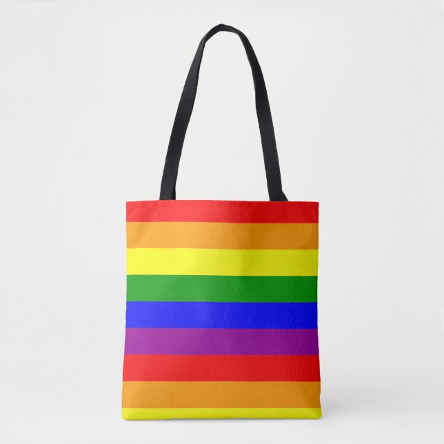 Rainbow Tote Bag Tasche (Vorderseite)