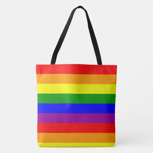 Rainbow Tote Bag Tasche (Vorderseite)