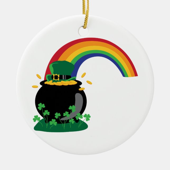 Rainbow Treasure Keramik Ornament (Vorne)