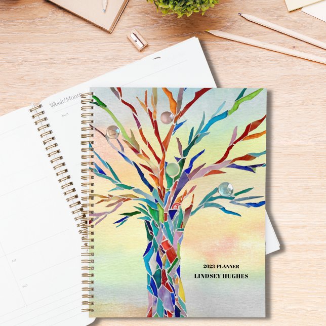 Rainbow Tree Individuelle Name Planer (Von Creator hochgeladen)