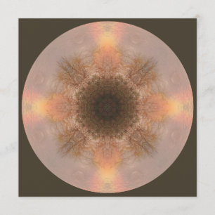 Rainbow Tree Mandala Art Card Karte