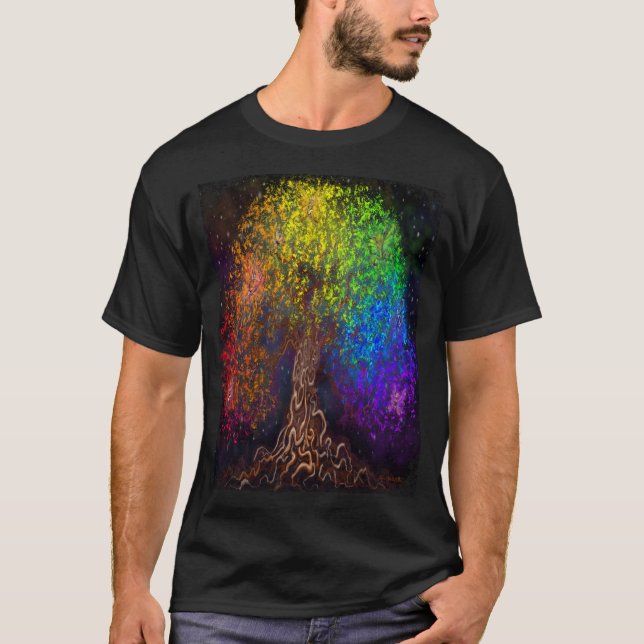Rainbow Tree T - Shirt (Vorderseite)