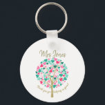 Rainbow Tree Teacher Keychain, Colourful Teacher Schlüsselanhänger<br><div class="desc">Celebrate the teachers who help students grow with this Rainbow Colourful Tree Keychain 🌈🌳 Featuring a vibrant, colourful tree design, this keyring is a meaningful way to show appreciation to teachers, teaching assistants, or classroom helpers. Its bright, cheerful design makes it a keepsake they can carry every day—a reminder of...</div>