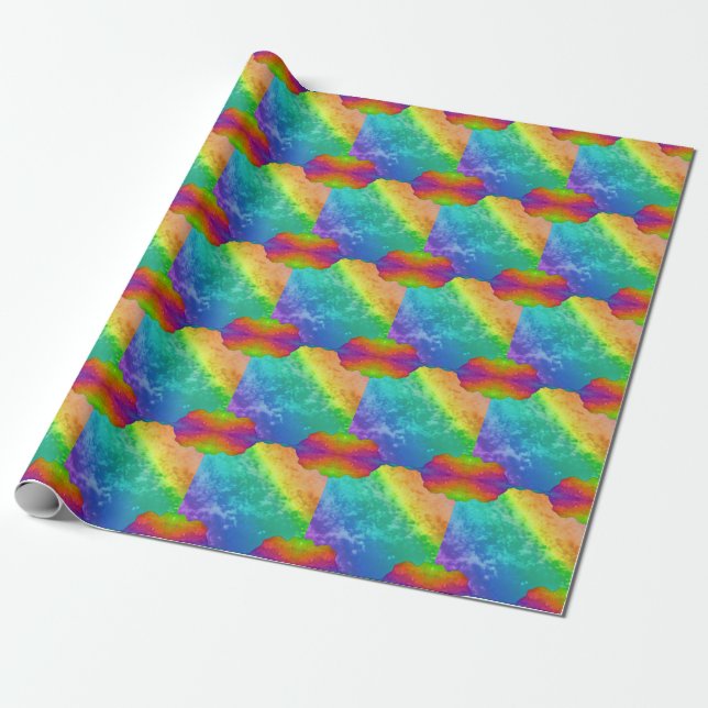 RAINBOW TREM GESCHENKPAPIER (Ungerollt)