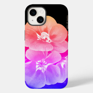 Rainbow Tropical Stylisierte Blume Case-Mate iPhone 14 Hülle