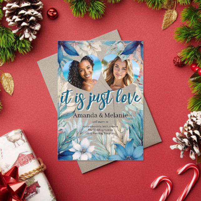 Rainbow & Tropical Wedding Invitation Acryleinladungen (Insitu (Feiertag))