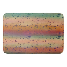 Rainbow Trout Fish Skin Fun Speckled Pattern Badematte