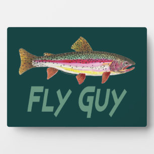 Rainbow Trout Fly Fishing Fotoplatte