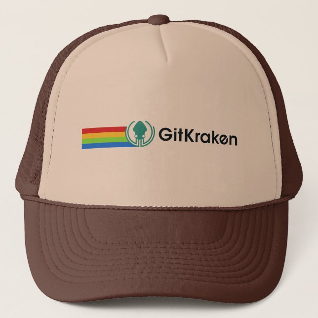 Rainbow Trucker Hat Truckerkappe (Vorderseite)