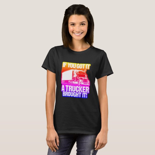 Rainbow Trucker T-Shirt (Vorne ganz)