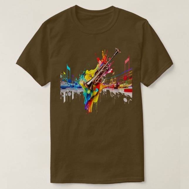 Rainbow Trumpet T-Shirt (Design vorne)