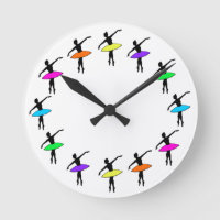 Rainbow Tutus Ballet Tänzerin Ballerina Tanz Uhr