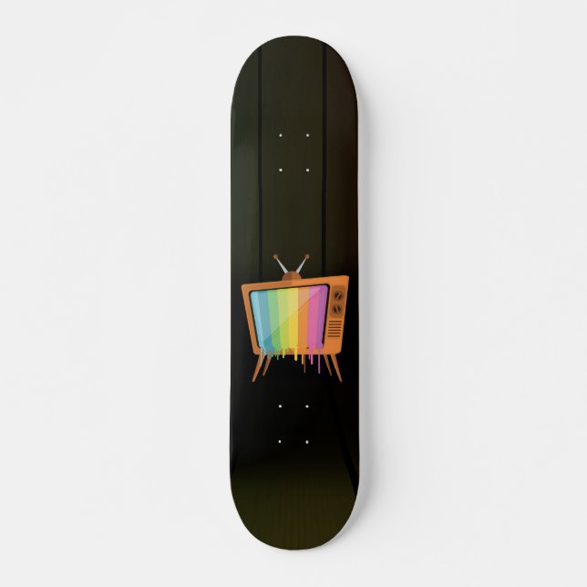 Rainbow TV  Skateboard (Vorne)