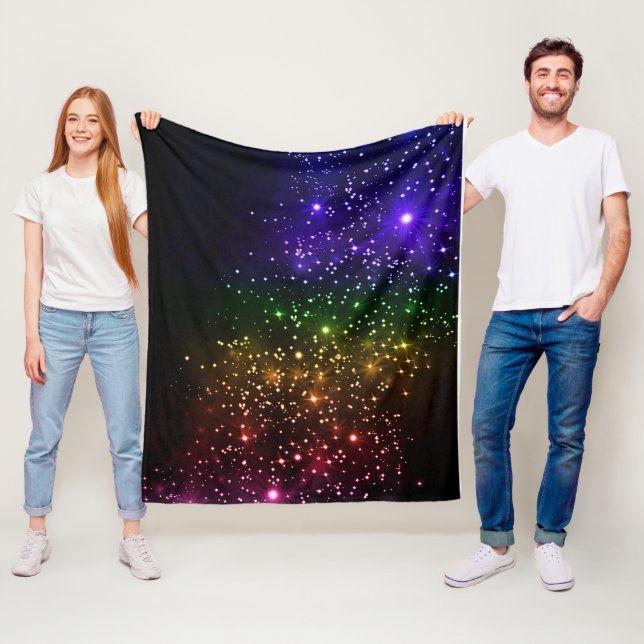 Rainbow Twilight Fleecedecke (Beispiel)