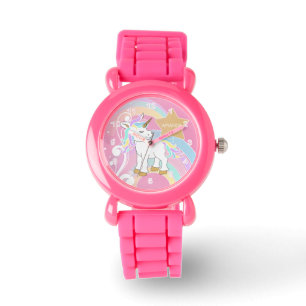 Rainbow Unicorn Armbanduhr
