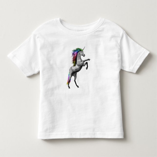 Rainbow Unicorn Childrens Shirt (Vorderseite)