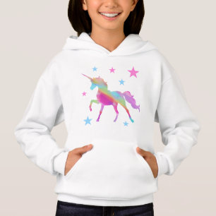 Rainbow Unicorn Et Stars Sweatshirt