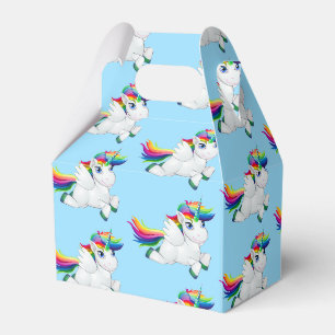 Rainbow Unicorn Gastgeschenk Box Geschenkschachtel
