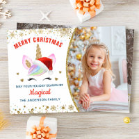 Rainbow Unicorn Gold Magische Weihnachten 2 Foto