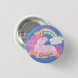 🌈 Rainbow Unicorn Individuelle Name Button